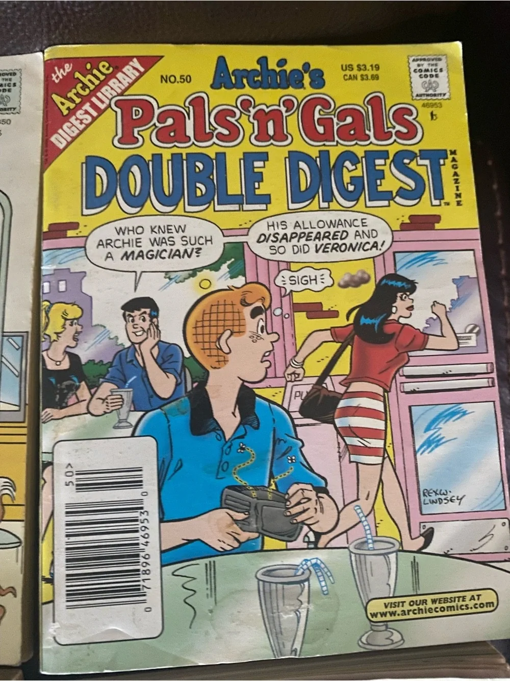 Vintage Lot of 4 Archie Comic Double Digest Betty & Veronica Pals 'n' Gals Books